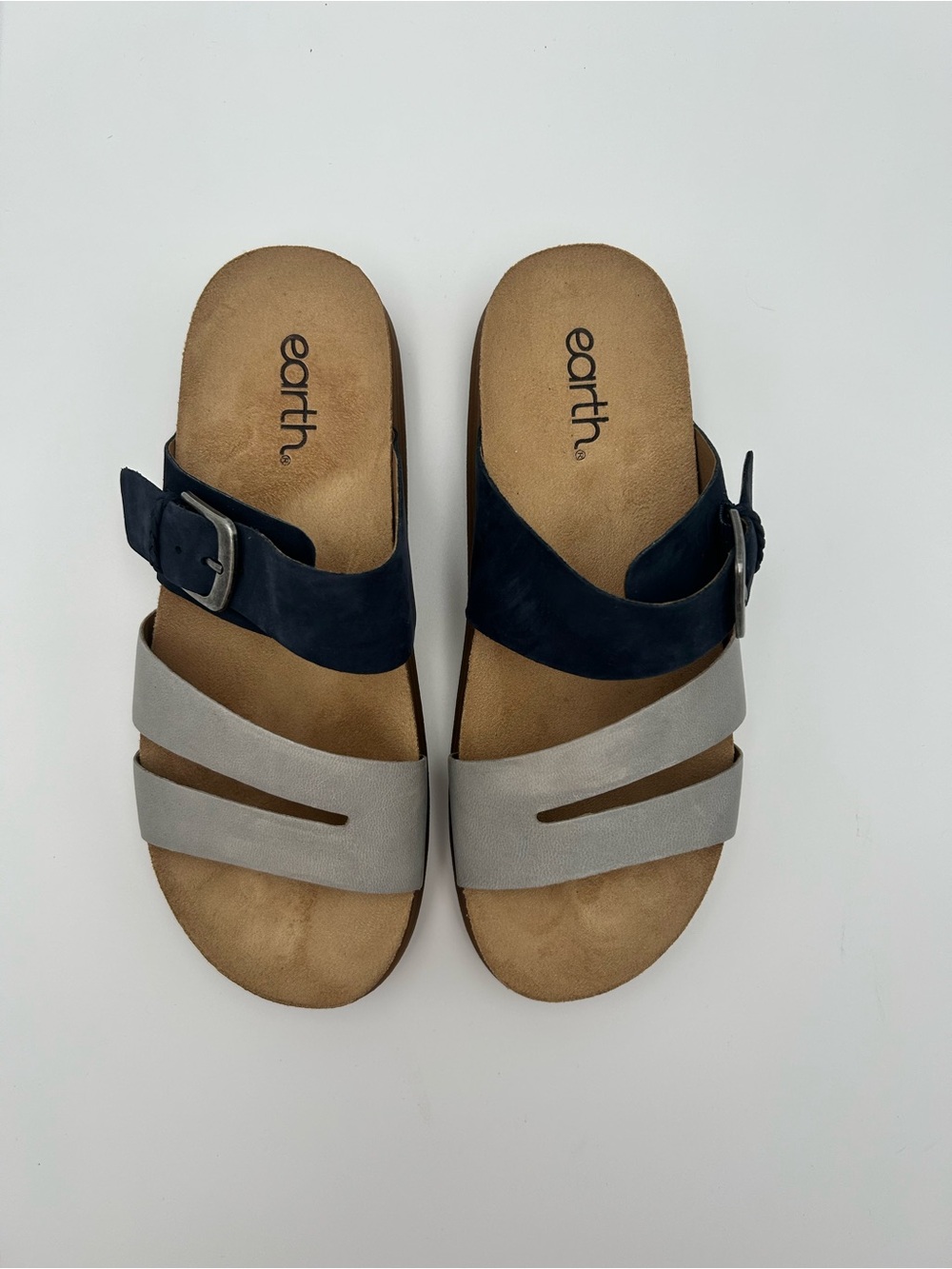 Earth Strappy Footbed Flatform Sandals